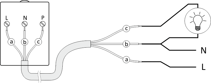 automat zmierzchowy AWZ 230 V schemat